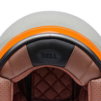 BELL Open Face Helmet - Custom 500 CRATE (Stone/Orange)