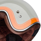 BELL Open Face Helmet - Custom 500 CRATE (Stone/Orange)