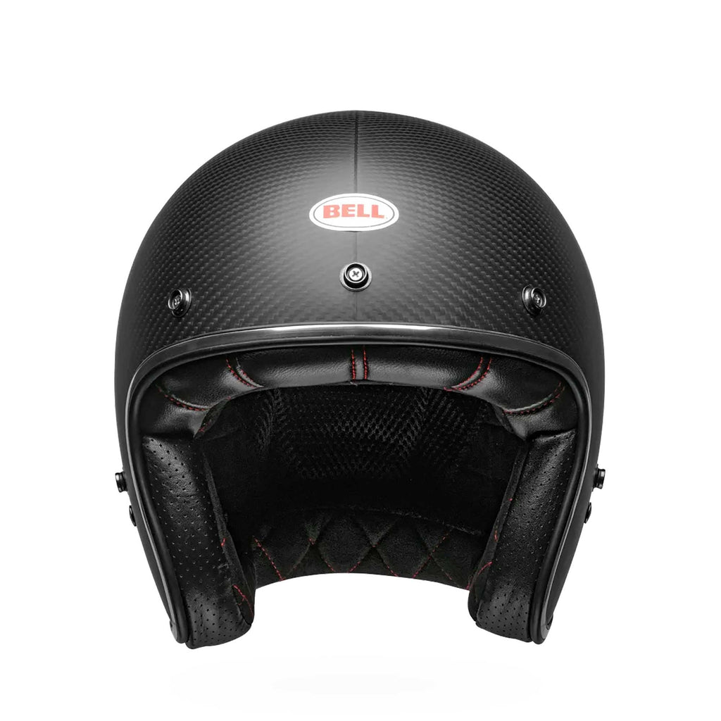 BELL Open Face Helmet - Custom 500 CARBON Solid (Carbon/Matt Black)