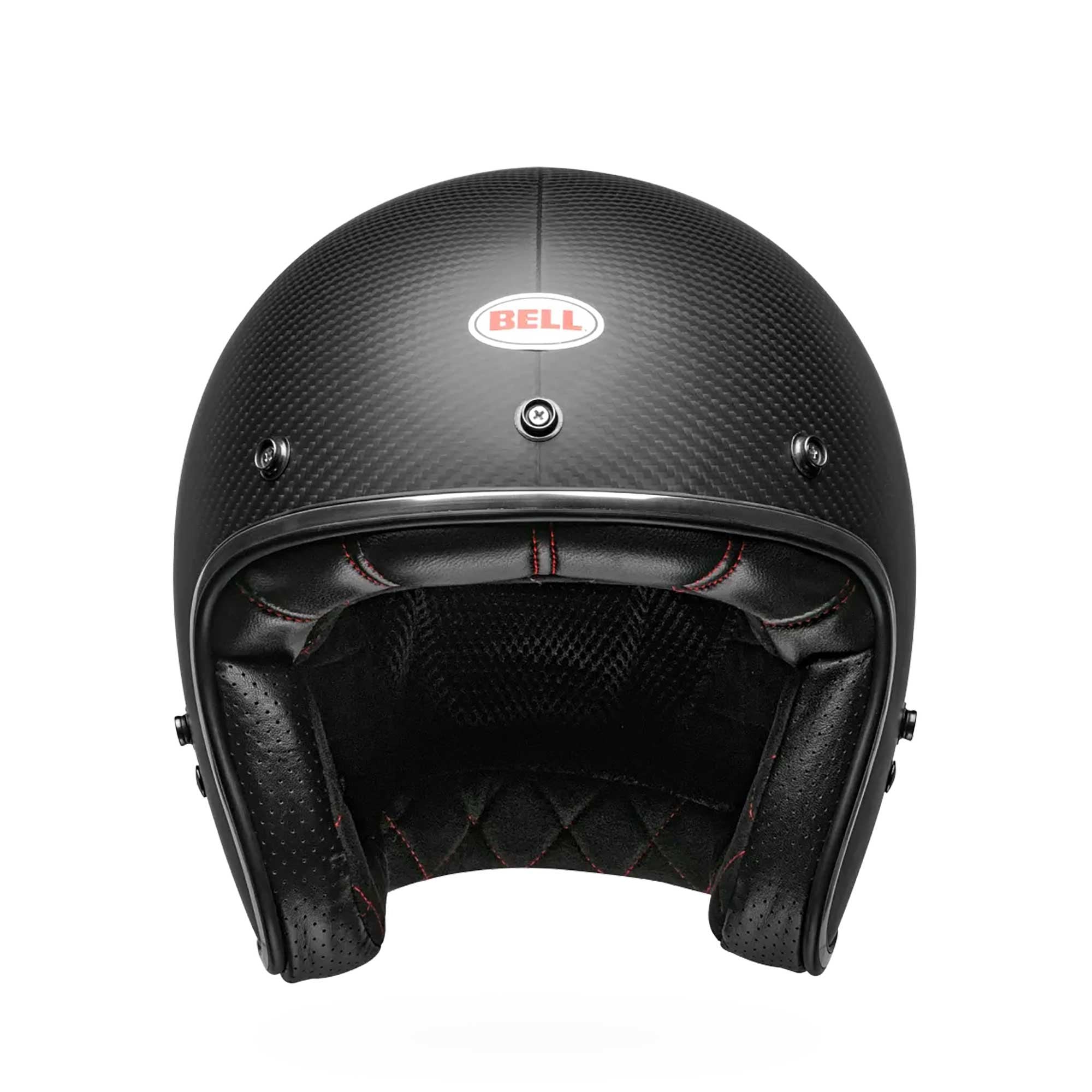 BELL Open Face Helmet - Custom 500 CARBON Solid (Carbon/Matt Black)