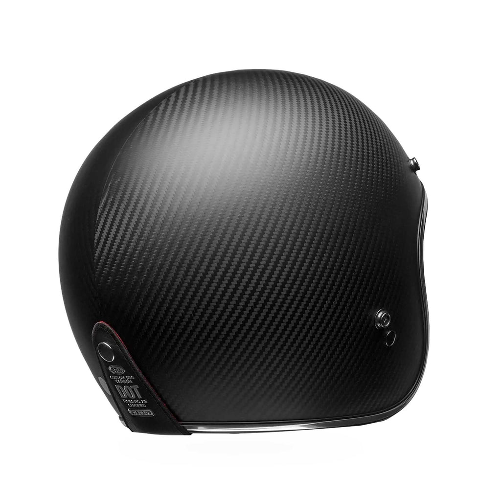 BELL Open Face Helmet - Custom 500 CARBON Solid (Carbon/Matt Black)