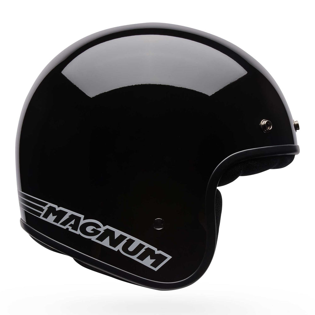 BELL Open Face Helmet - MAGNUM Solid (Gloss Black)
