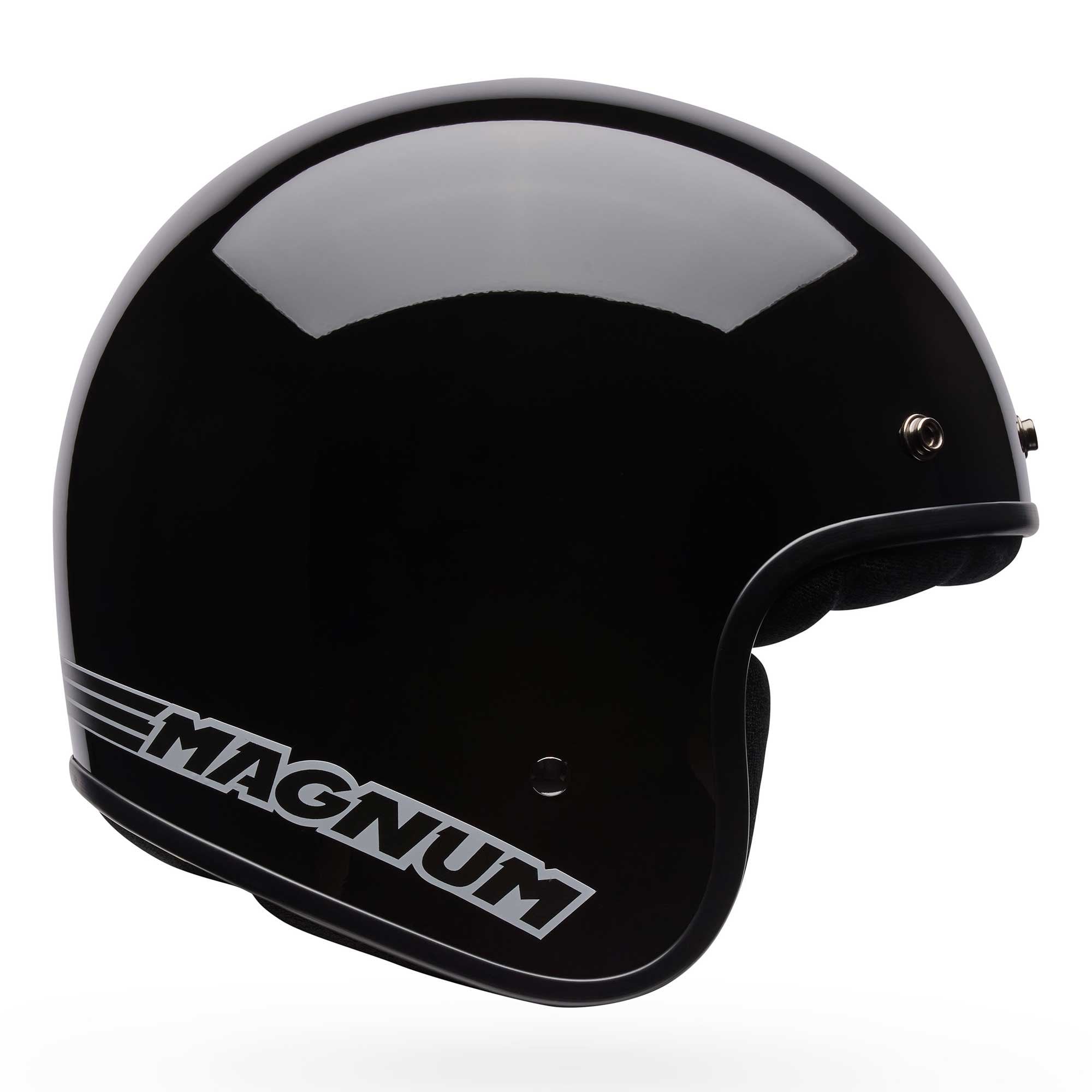 BELL Open Face Helmet - MAGNUM Solid (Gloss Black)