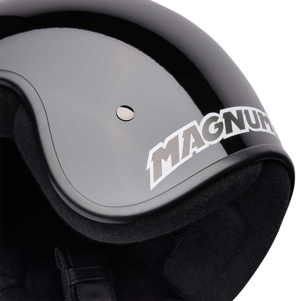BELL Open Face Helmet - MAGNUM Solid (Gloss Black)