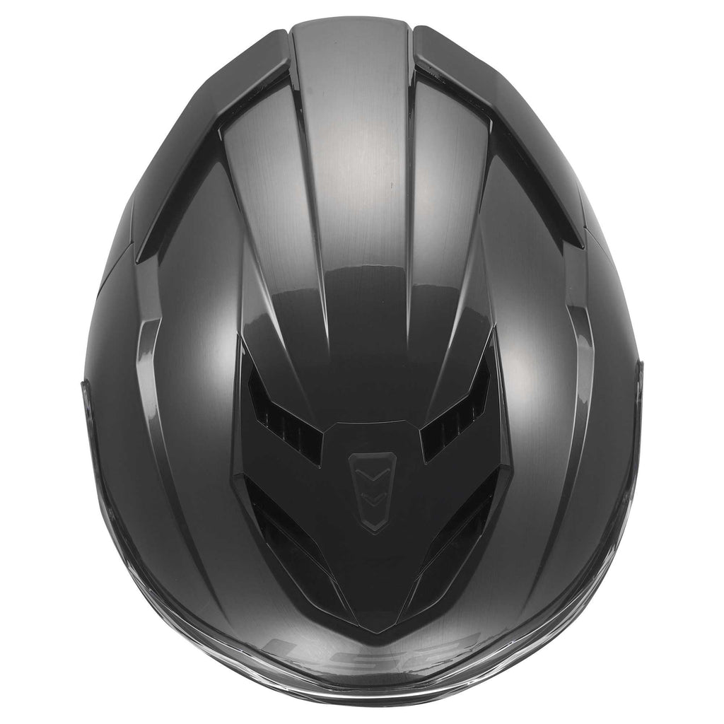 LS2 Motorcycle Road | Urban Helmet - FF818 Storm 3 JEANS (Gloss Titanium)