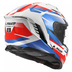LS2 Motorcycle Road | Urban Helmet - FF818 Storm 3 KOMAI (White/Blue/Red)