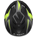 LS2 Motorcycle Road | Urban Helmet - FF818 Storm 3 DYNAMO (Matt Black/Yellow Fluo/Grey)