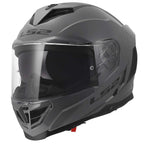 LS2 Motorcycle Road | Urban Helmet - FF818 Storm 3 SOLID (Nardo Grey)