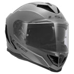 LS2 Motorcycle Road | Urban Helmet - FF818 Storm 3 SOLID (Nardo Grey)
