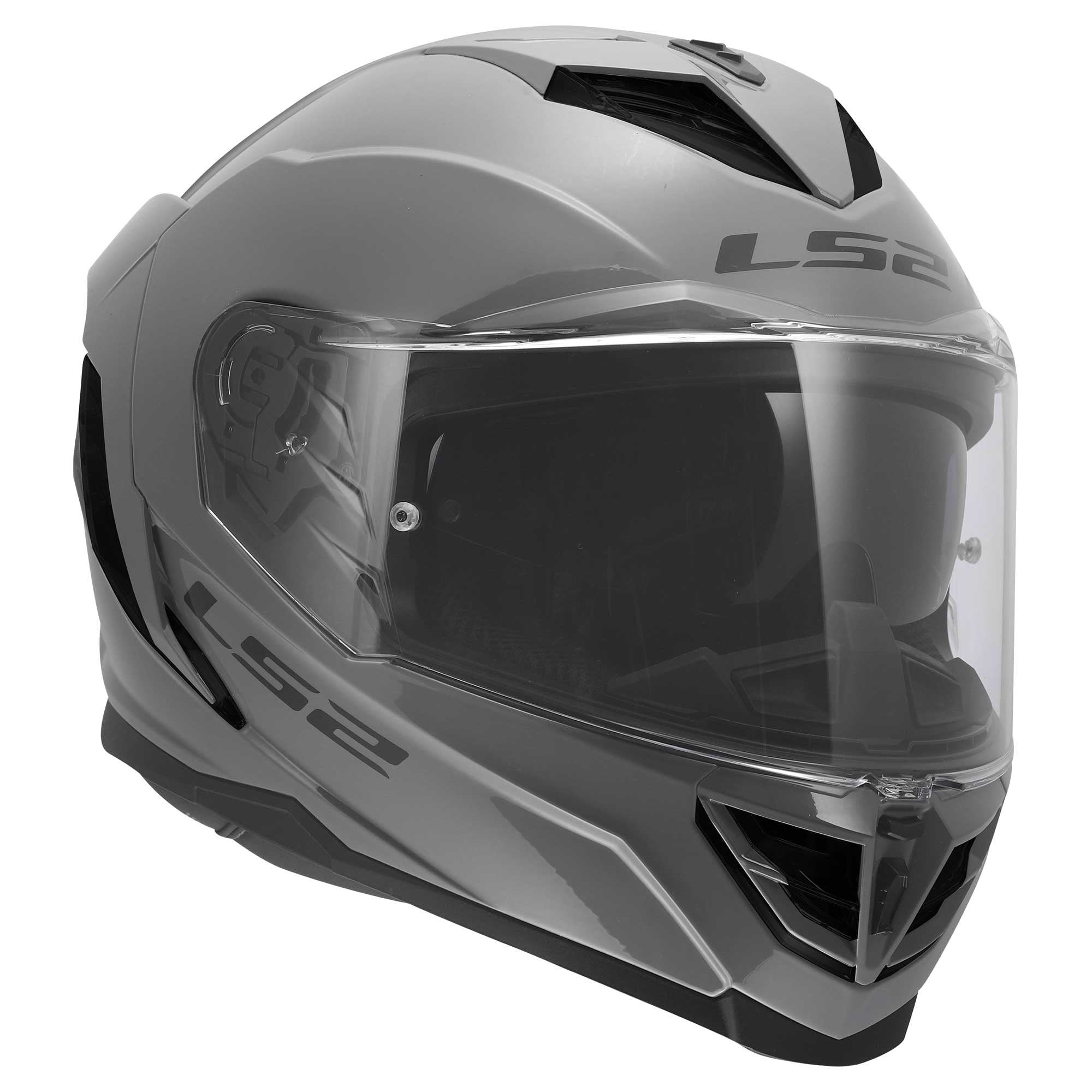 LS2 Motorcycle Road | Urban Helmet - FF818 Storm 3 SOLID (Nardo Grey)