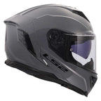 LS2 Motorcycle Road | Urban Helmet - FF818 Storm 3 SOLID (Nardo Grey)