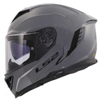 LS2 Motorcycle Road | Urban Helmet - FF818 Storm 3 SOLID (Nardo Grey)