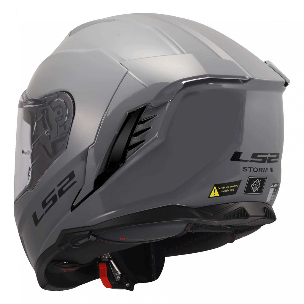 LS2 Motorcycle Road | Urban Helmet - FF818 Storm 3 SOLID (Nardo Grey)