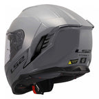 LS2 Motorcycle Road | Urban Helmet - FF818 Storm 3 SOLID (Nardo Grey)