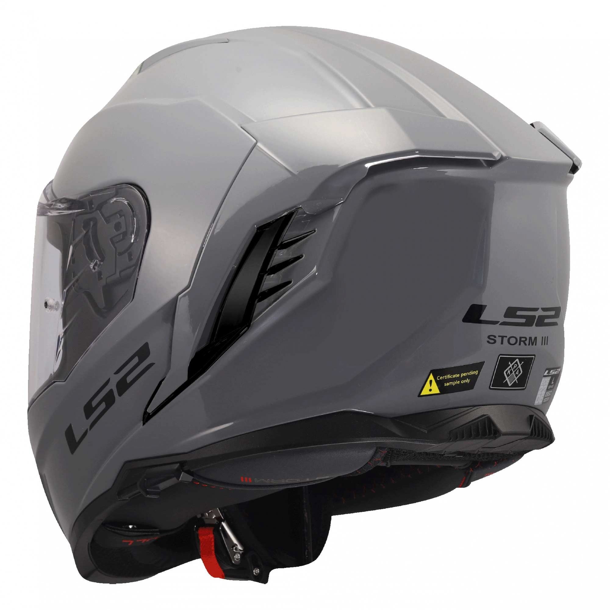 LS2 Motorcycle Road | Urban Helmet - FF818 Storm 3 SOLID (Nardo Grey)