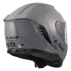 LS2 Motorcycle Road | Urban Helmet - FF818 Storm 3 SOLID (Nardo Grey)