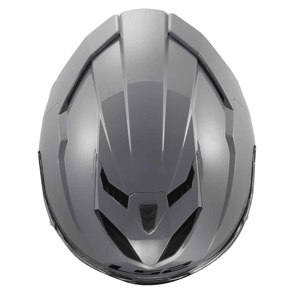 LS2 Motorcycle Road | Urban Helmet - FF818 Storm 3 SOLID (Nardo Grey)