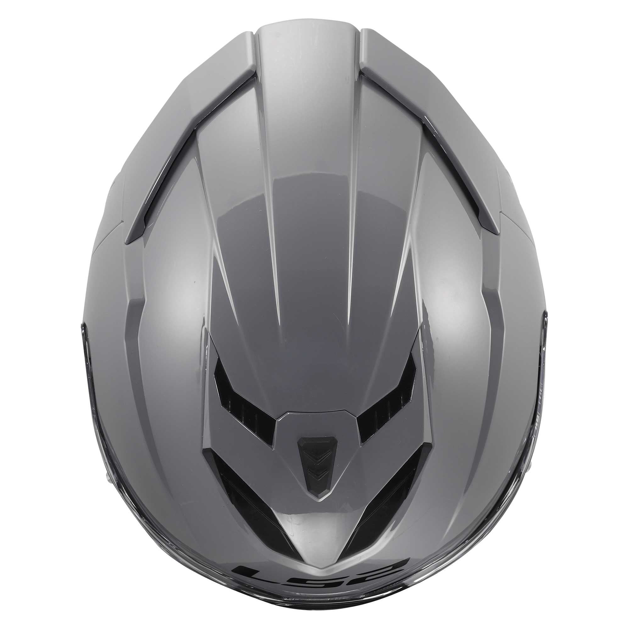LS2 Motorcycle Road | Urban Helmet - FF818 Storm 3 SOLID (Nardo Grey)