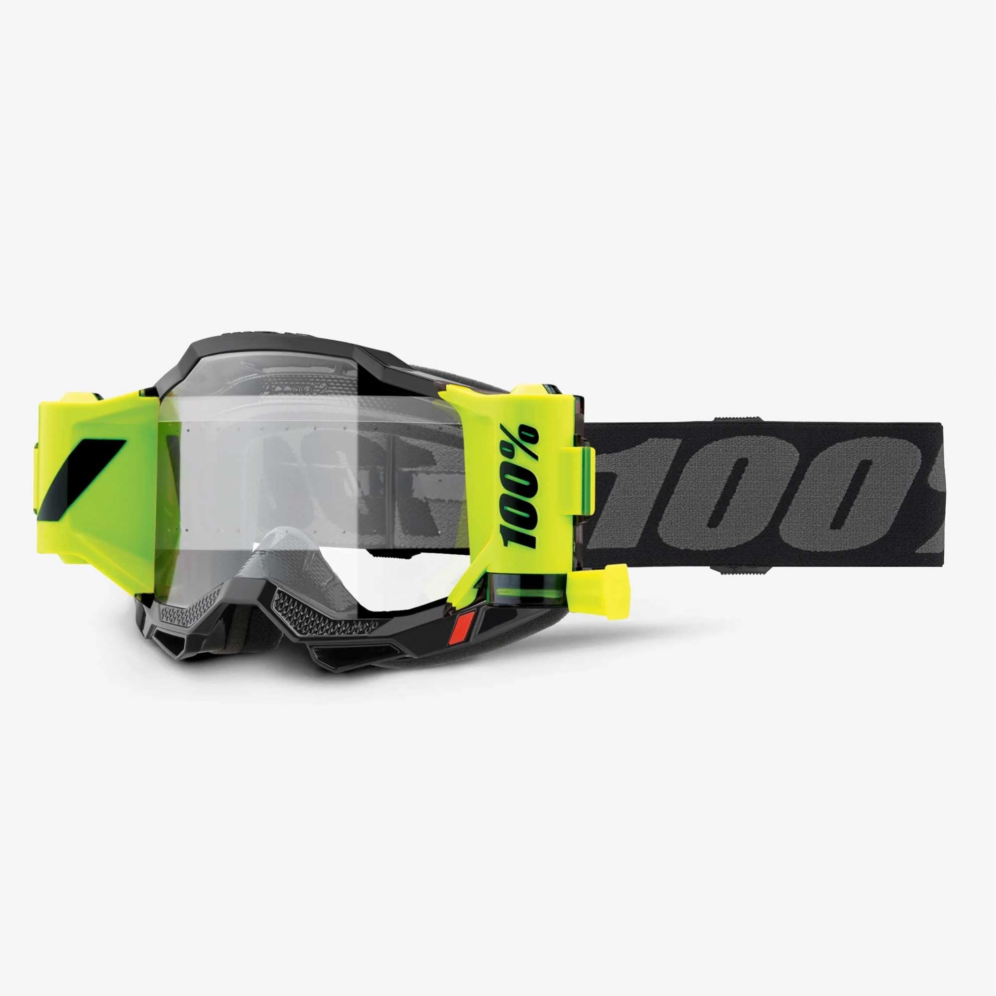 100% MX | MTB Youth Goggles - Accuri-2 FORECAST Roll-Off System (Black)