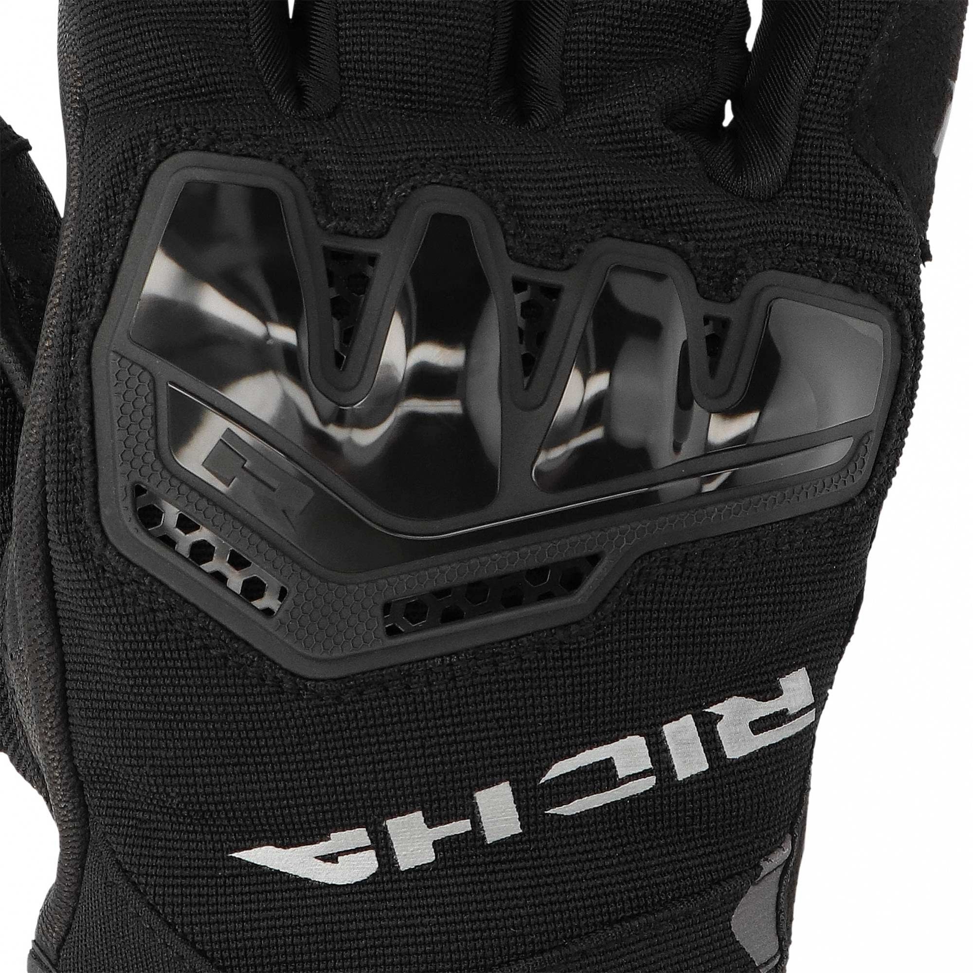 Richa (2026) Motorcycle Vented Short Gloves - Stradale Summer (Black/Black)