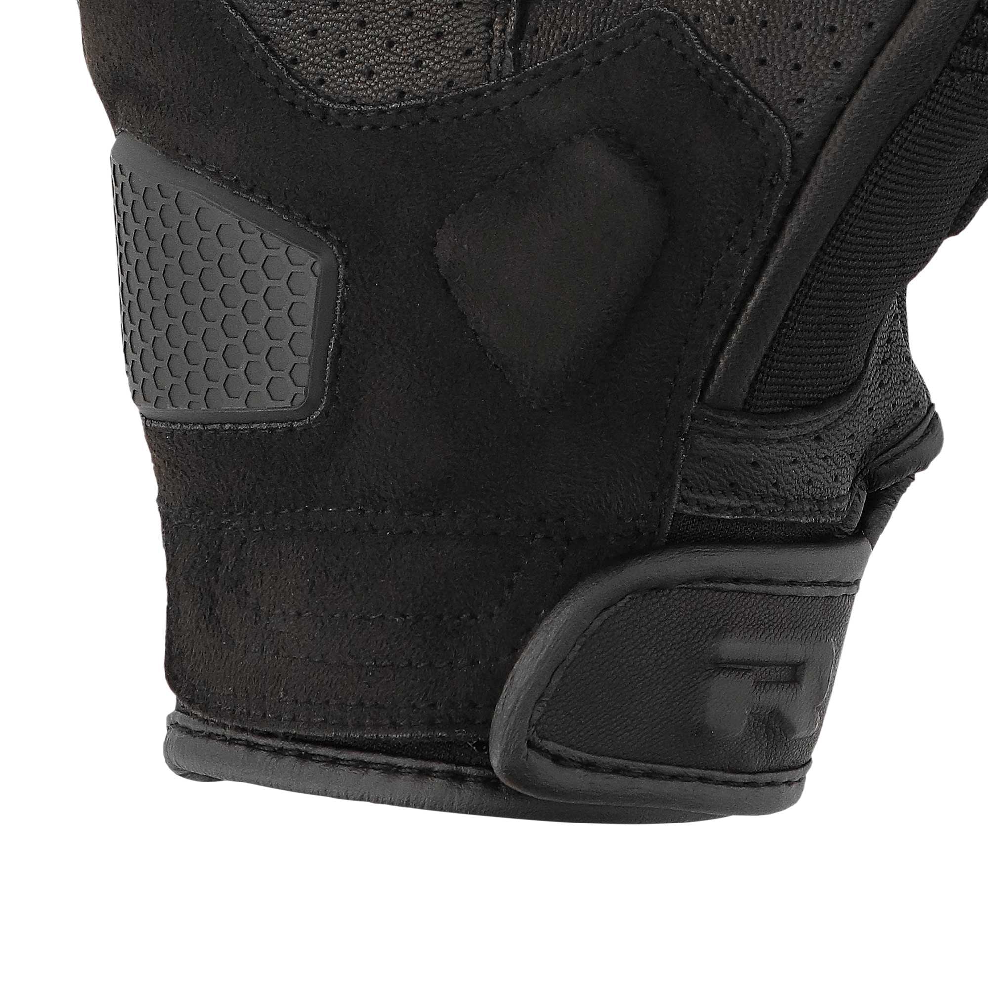 Richa (2026) Motorcycle Vented Short Gloves - Stradale Summer (Black/Black)