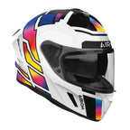 Airoh (2026) Helmet - Spark 2 Lively Rainbow Gloss (White/Blue/Red)
