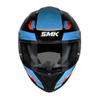SMK Motorcycle Road Helmet - STELLAR SPORT FLIGHT GL256 (Black/Blue/Orange)