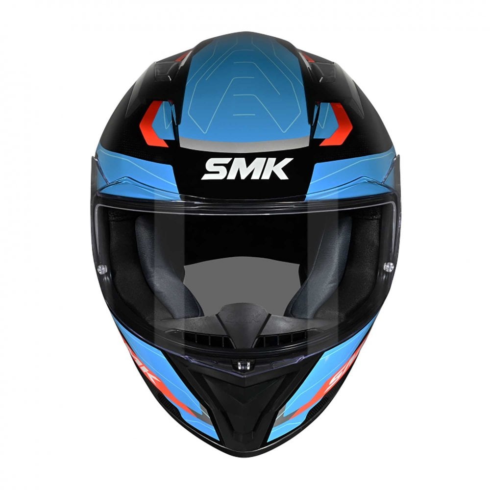 SMK Motorcycle Road Helmet - STELLAR SPORT FLIGHT GL256 (Black/Blue/Orange)