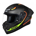 SMK Motorcycle Road Helmet - STELLAR SPORT FLIGHT MA264 (Black/Grey/Yellow)