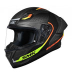 SMK Motorcycle Road Helmet - STELLAR SPORT FLIGHT MA264 (Black/Grey/Yellow)