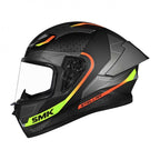 SMK Motorcycle Road Helmet - STELLAR SPORT FLIGHT MA264 (Black/Grey/Yellow)