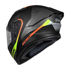 SMK Motorcycle Road Helmet - STELLAR SPORT FLIGHT MA264 (Black/Grey/Yellow)