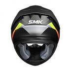 SMK Motorcycle Road Helmet - STELLAR SPORT FLIGHT MA264 (Black/Grey/Yellow)