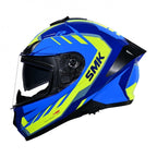 SMK Motorcycle Road | Sport Helmet - TYPHOON AEROT GL545 (Blue/Purple/Yellow)