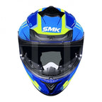 SMK Motorcycle Road | Sport Helmet - TYPHOON AEROT GL545 (Blue/Purple/Yellow)
