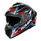 SMK Motorcycle Road | Sport Helmet - TYPHOON RIVAL GL213 (Black/White/Blue/Red)
