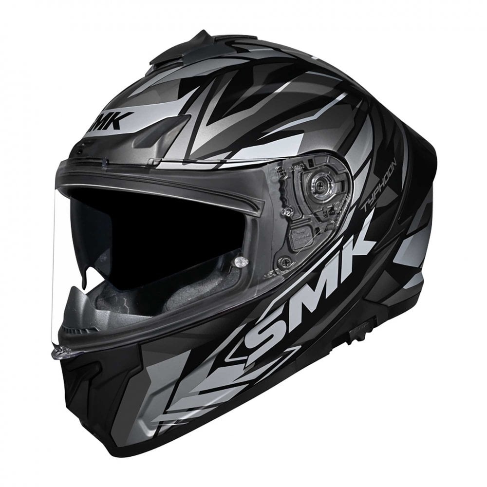 SMK Motorcycle Road | Sport Helmet - TYPHOON RIVAL MA266 (Black/Grey/Anthracite)