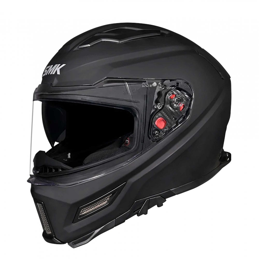 SMK Motorcycle Urban | Road Helmet - AGNAR Plain MA200 (Matt Black)