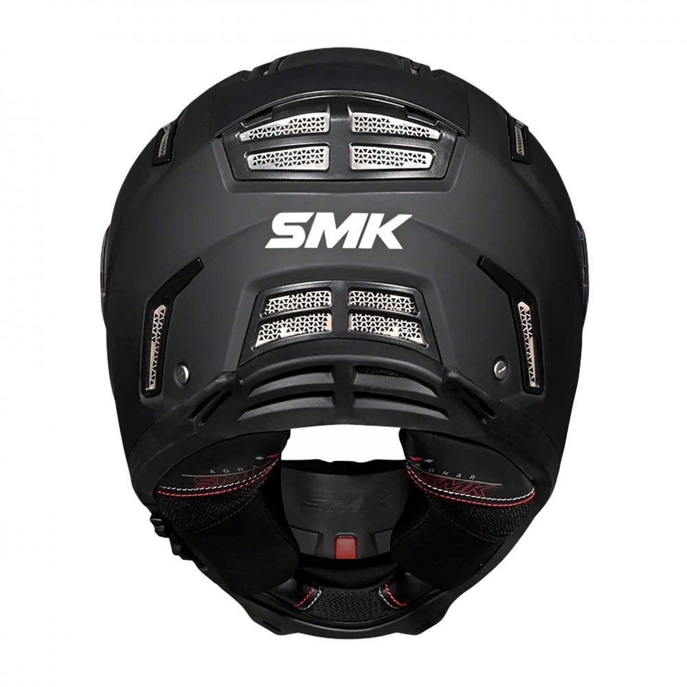 SMK Motorcycle Urban | Road Helmet - AGNAR Plain MA200 (Matt Black)