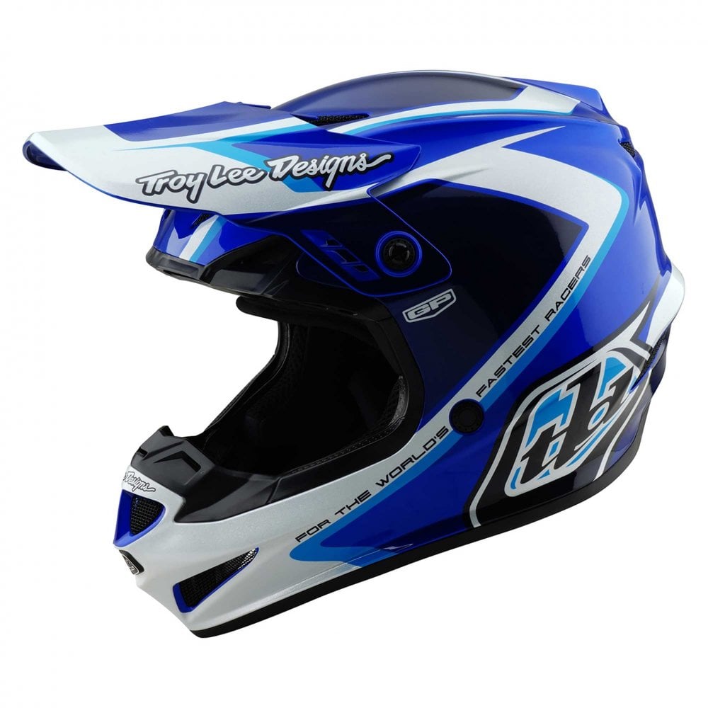 Troy Lee Motocross Helmet - GP Shutter (Blue)
