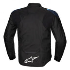 Alpinestars T-Jaws V4 WP Motorcycle Sports Textile Jacket (Black/Dark Blue/Blithe Blue)