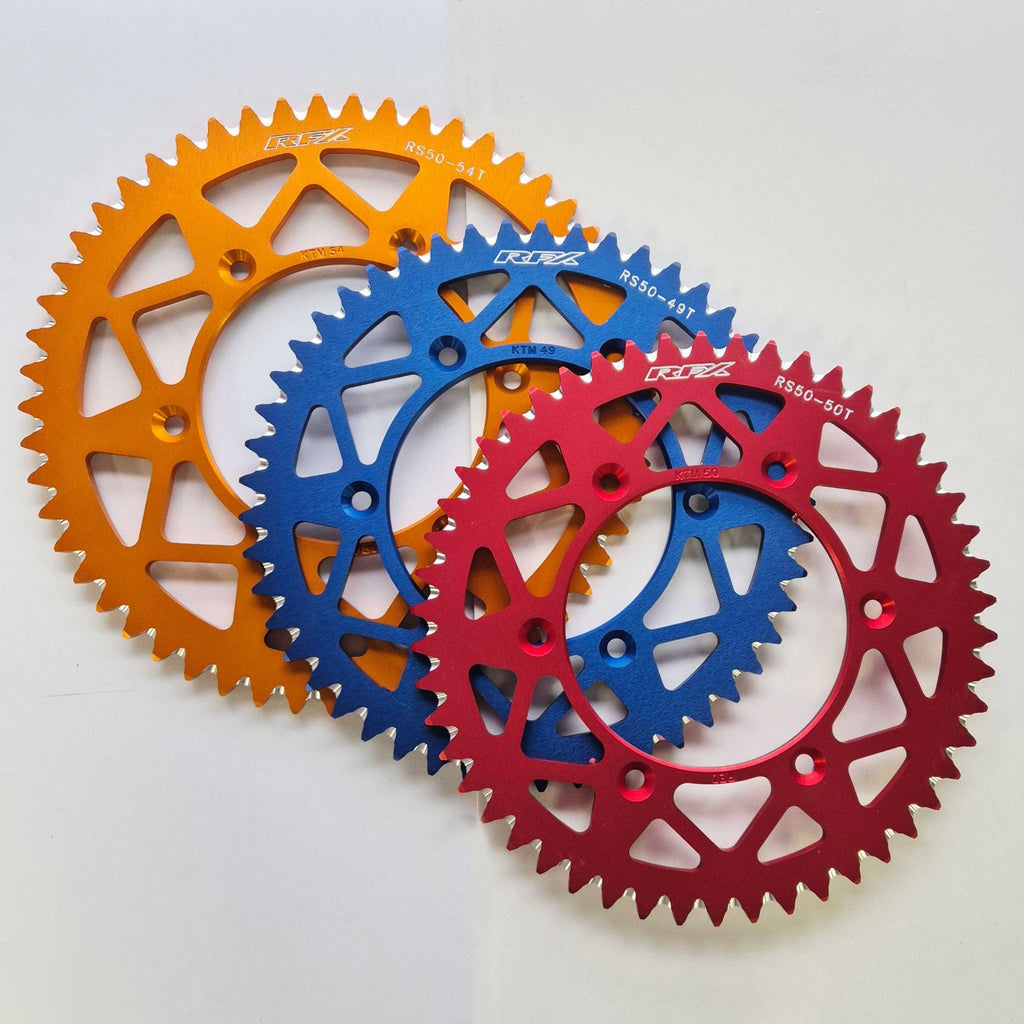 RFX Pro Series Elite Sprocket (Rear 224U/FXRS50) KTM 125-530 90-26, Husqvarna 125-501 14-26, Gas Gas 125-450 21-26, Triumph 250/450 24-26, STARK