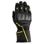 RST S1 V2 CE Motorcycle Road | Sports Leather Gloves (Black / Flo Yellow)