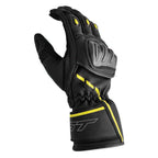 RST S1 V2 CE Motorcycle Road | Sports Leather Gloves (Black / Flo Yellow)