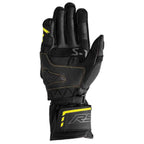 RST S1 V2 CE Motorcycle Road | Sports Leather Gloves (Black / Flo Yellow)