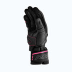 RST Women's S1 V2 CEMotorcycle Sports Gloves (Black / Flo Pink)
