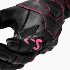 RST Women's S1 V2 CEMotorcycle Sports Gloves (Black / Flo Pink)