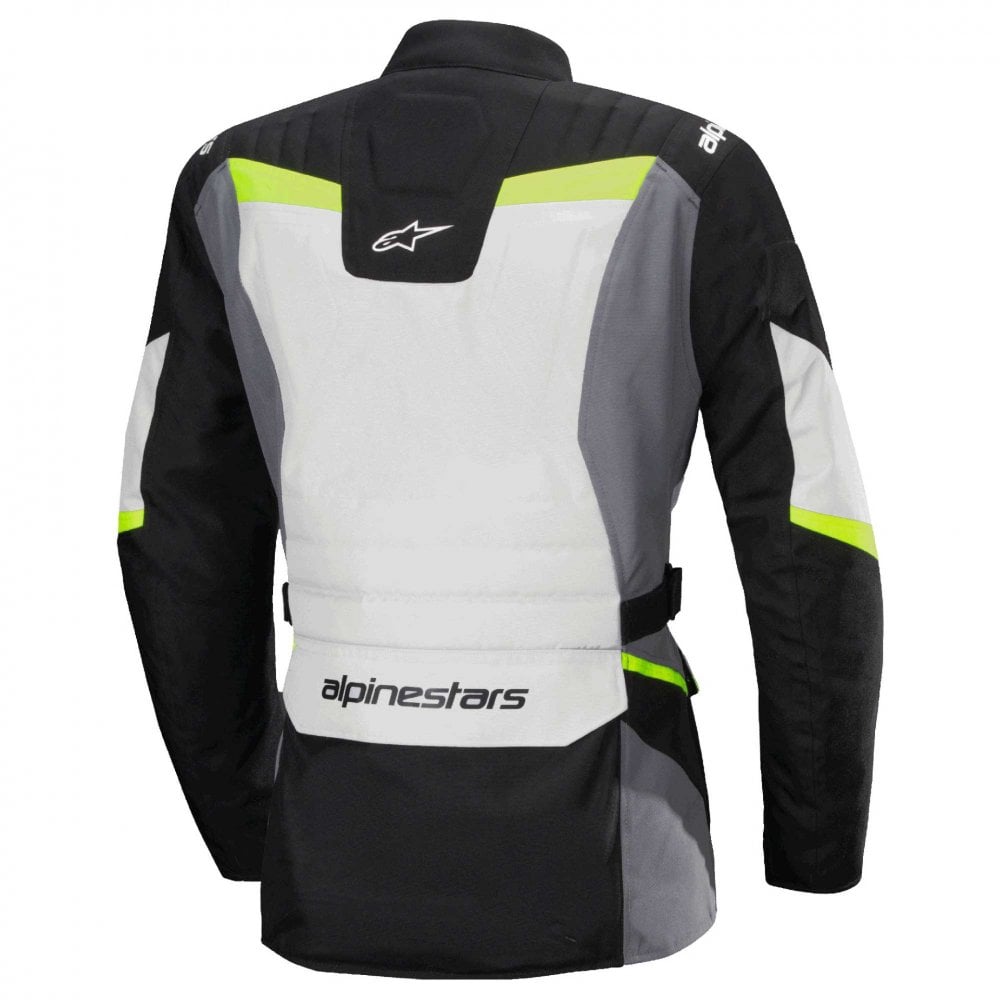 Alpinestars Stella ST-1 Waterproof Womens Motorcycle Textile Jacket (Ice Grey/Black/Yellow Fluo)