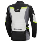 Alpinestars Stella ST-1 Waterproof Womens Motorcycle Textile Jacket (Ice Grey/Black/Yellow Fluo)