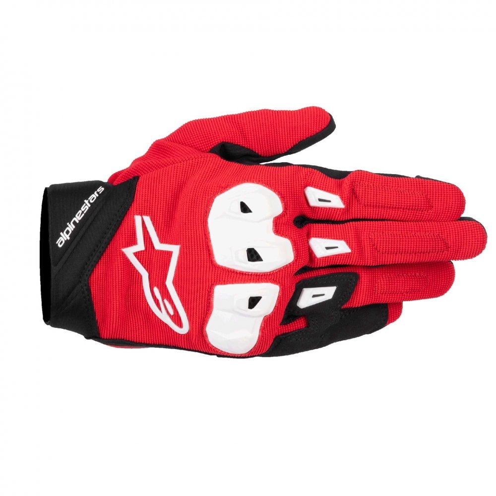 Alpinestars SP X 1 Motorcycle Short Sports Gloves (Bright Red/Black/White)